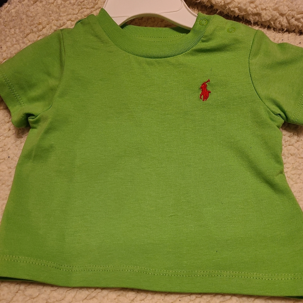 NWT Ralph Lauren size 3M green t-shirt